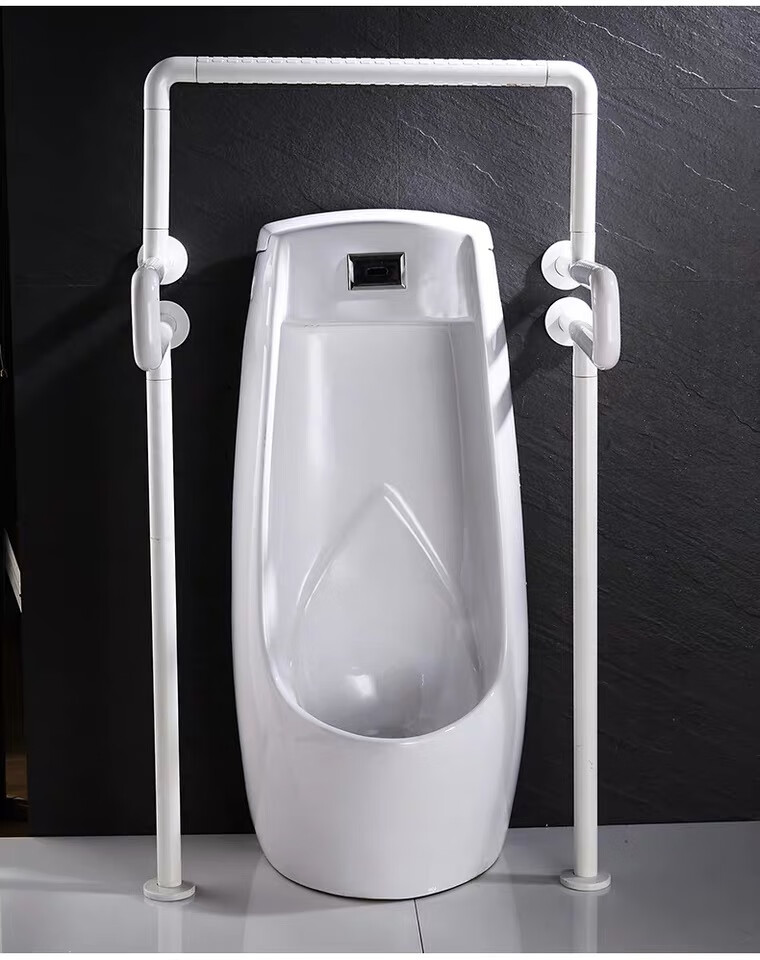 小便池残疾人扶手 浴室小便器池扶手不锈钢安全残疾人公共卫生间厕所