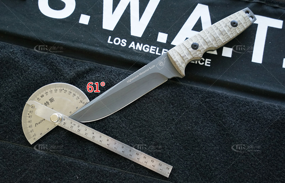 意大利进口fox狐狸刀野外生存小直刀丛林探险小工具多功能户外刀amk