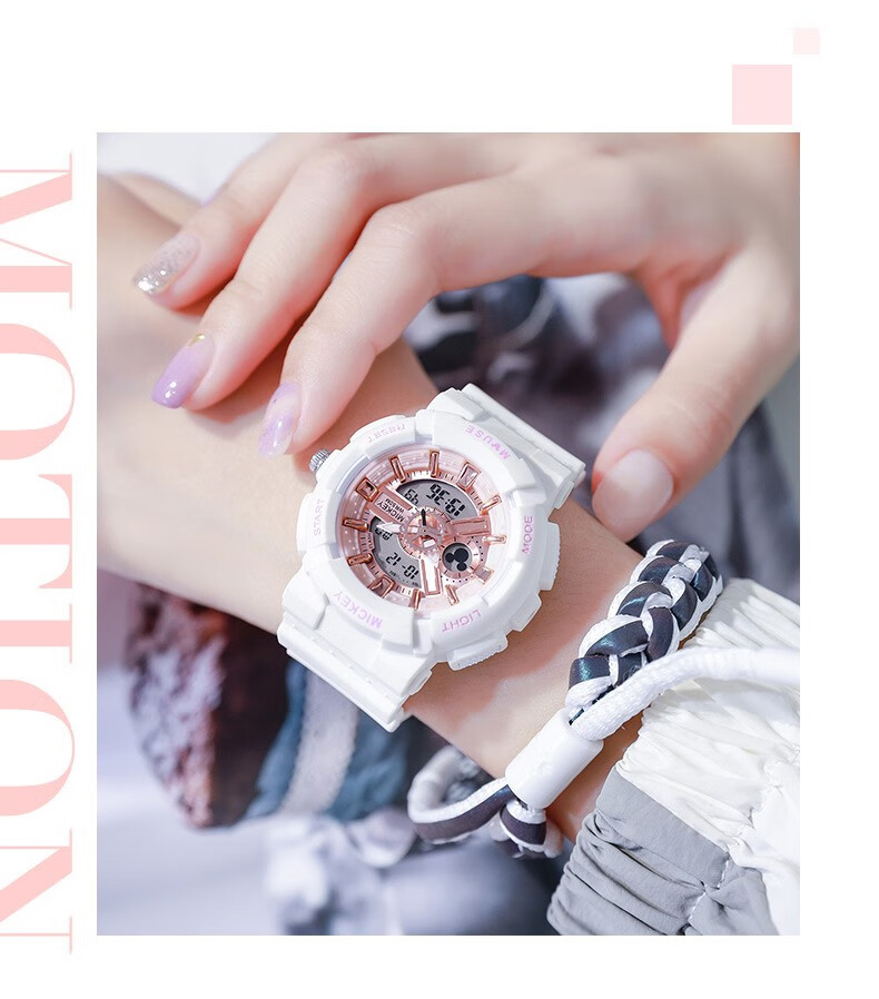 【官方旗舰】卡西欧(casio)baby-g独角兽手表同款迪士尼手表女款学生
