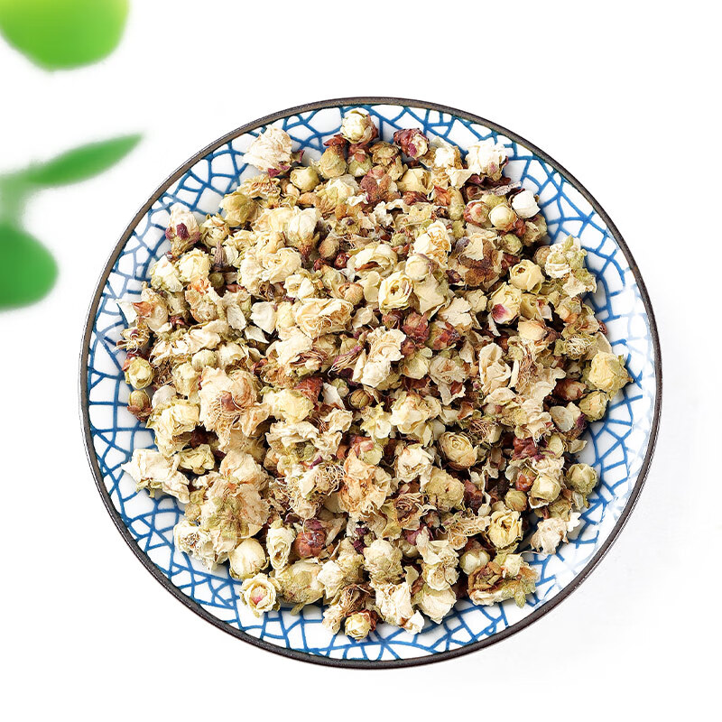 白梅花玫瑰花茶组合干花罐装中药特级绿萼梅干玫瑰中药材大全店铺 白