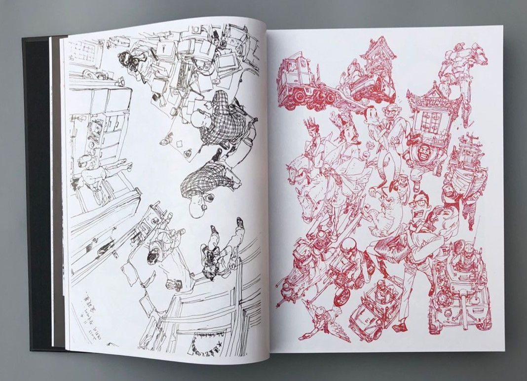 金正基手稿速写2016sketch collection金政基插画素描手绘画集 金正基