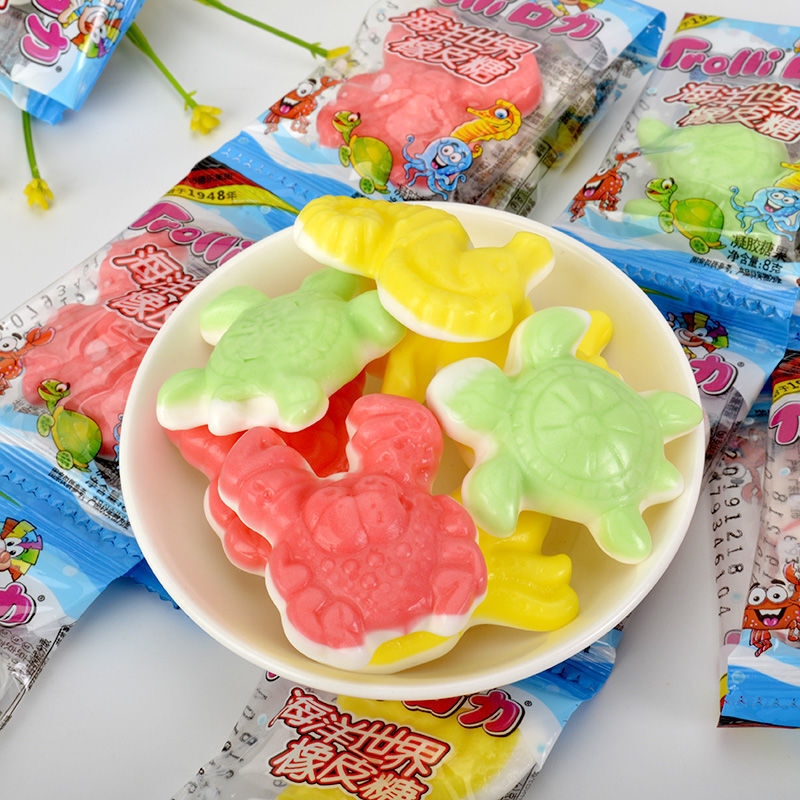 德国trolli口力 汉堡橡皮糖软糖8g每包qq糖水果糖 口力散称200g【搭配