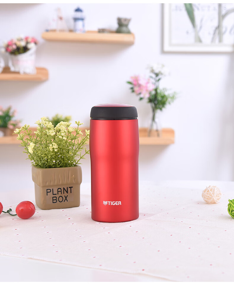 虎牌(tiger)保温杯mja-b036进口男女士便携商务文艺水杯子360ml 亮