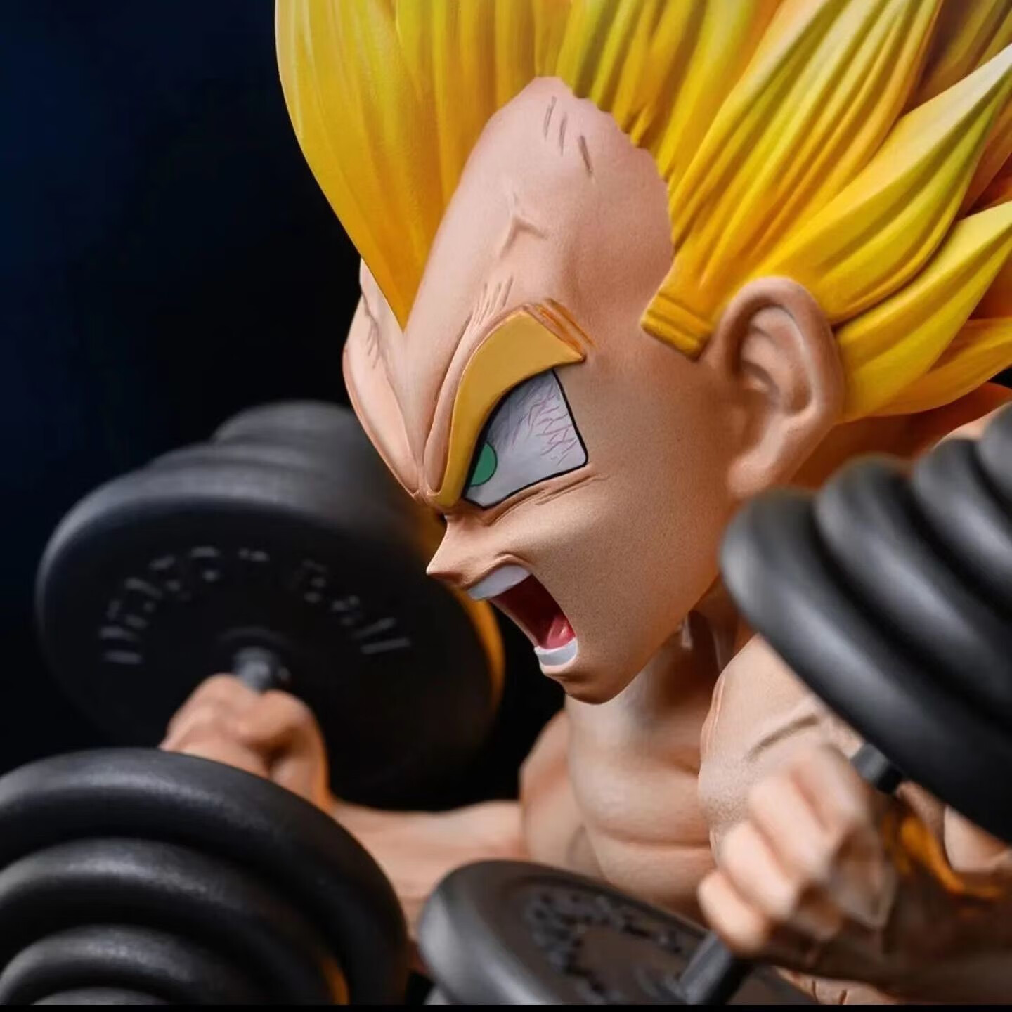 七龙珠cousinbrother肌肉健身系列贝吉塔手办雕像模型车载摆件男 肌肉