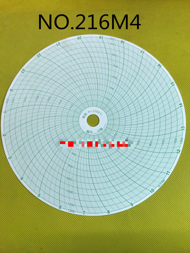 圆盘记录纸回火炉热处理曲线图温度仪表xwgj101xwbj101记录纸笔沁岑x