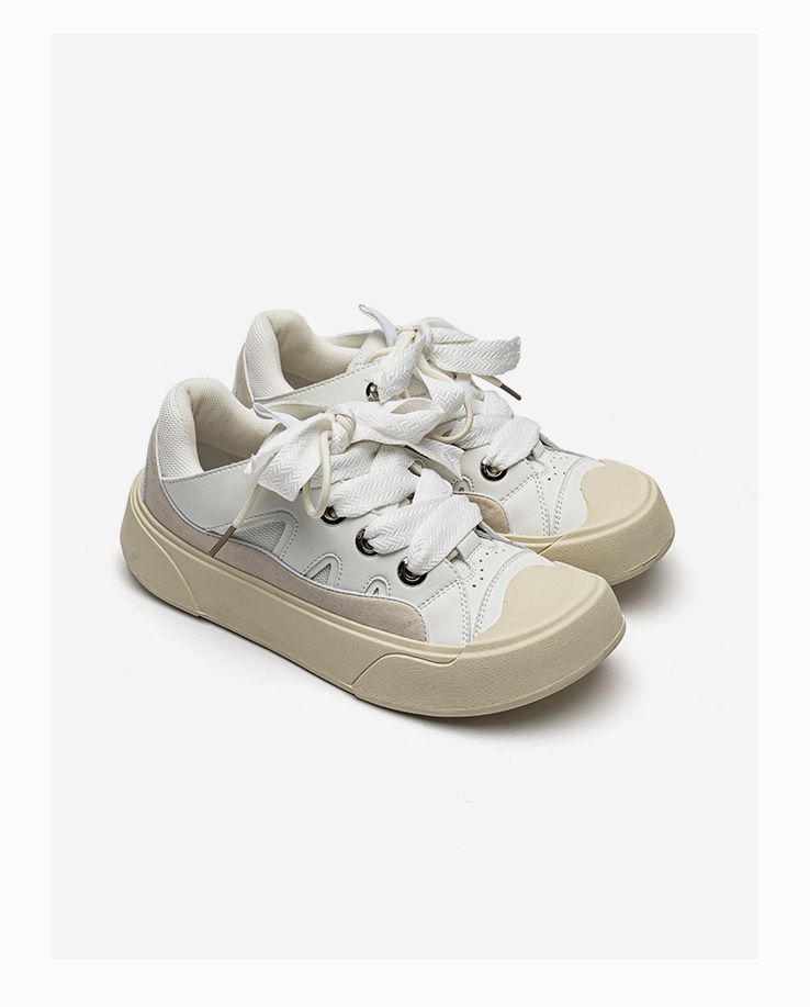 多嘴驴donkey 鞋子男2022年新款潮鞋百搭平底休闲板鞋大头男鞋 蓝灰