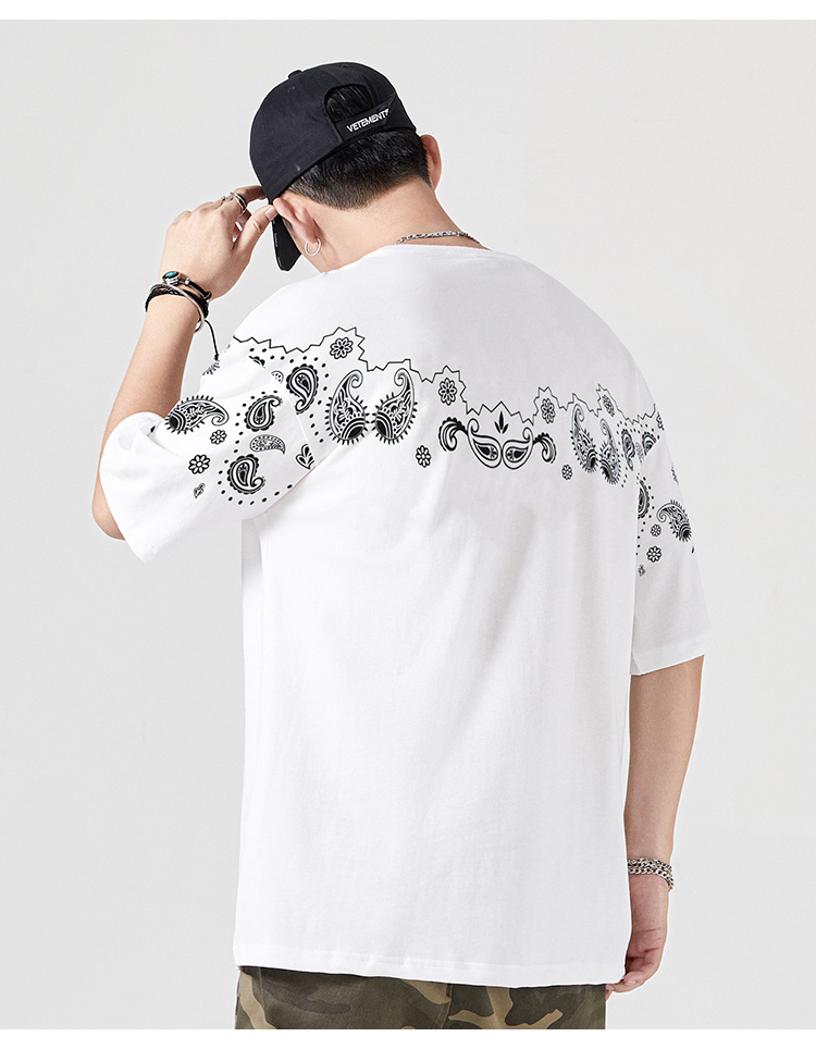 天龙致尊denonsupreme短袖t恤男女潮牌2021夏季oversize宽松大码复古