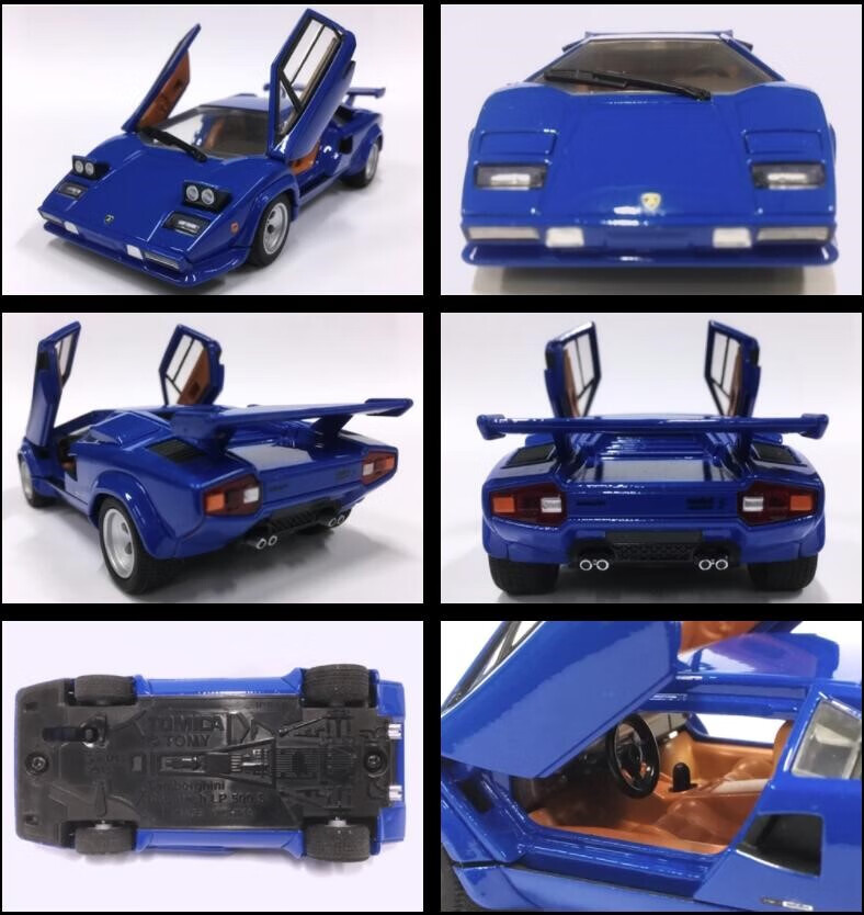 【品质严选】多美卡绝版老车 tomy多美卡黑盒rs 兰博基尼 countach