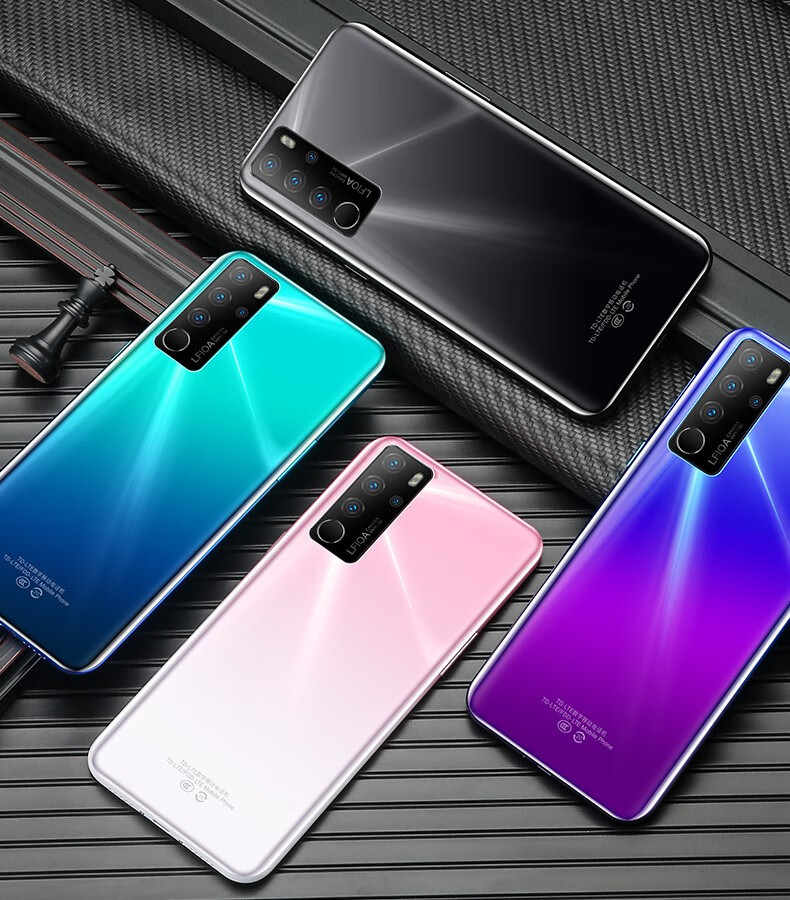 糖蚁骁龙865智能手机p30水滴屏便宜游戏学生价安卓糖蚁 深夜黑【6.