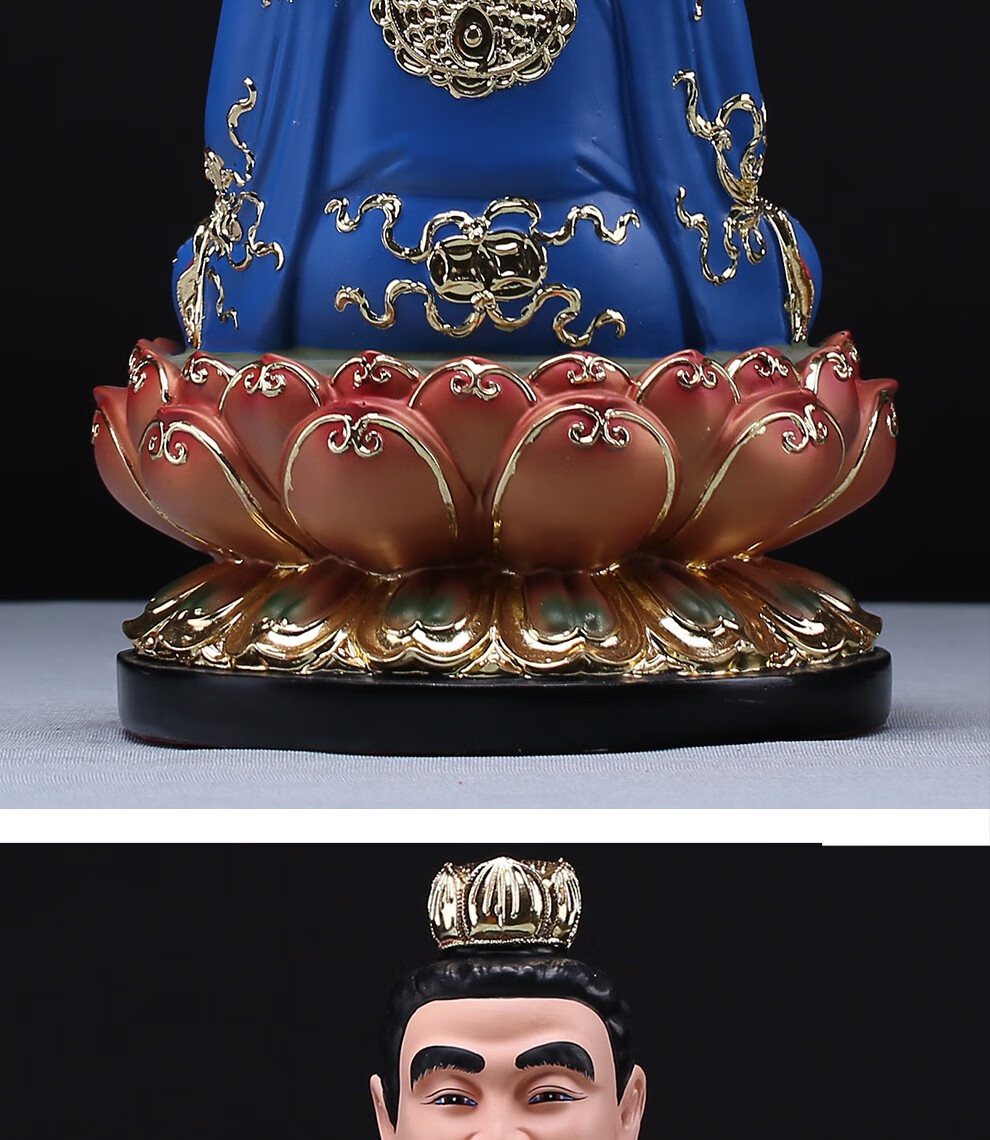 灵宝天尊道德天尊神仙道家祖师神仙佛像平安居家室供内奉寺庙供奉摆件