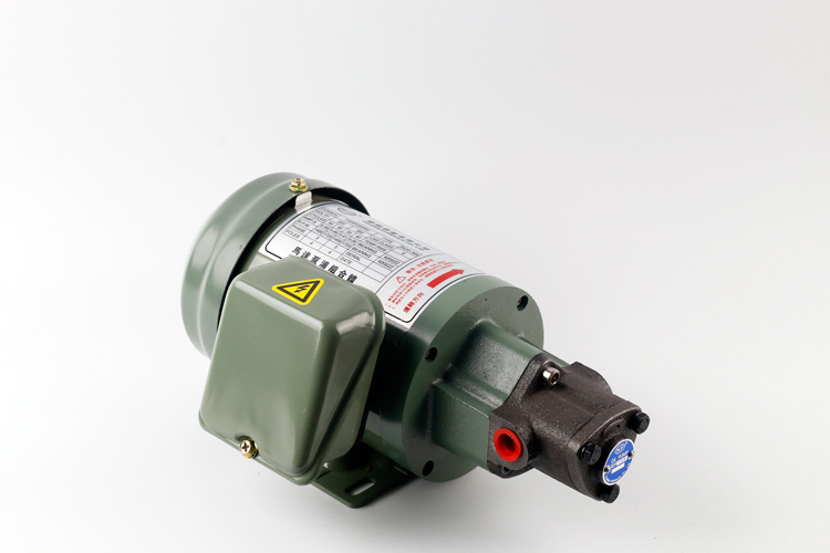 top电机油泵组合三角长嘴型380v液压齿轮润滑泵三角油泵摆线泵