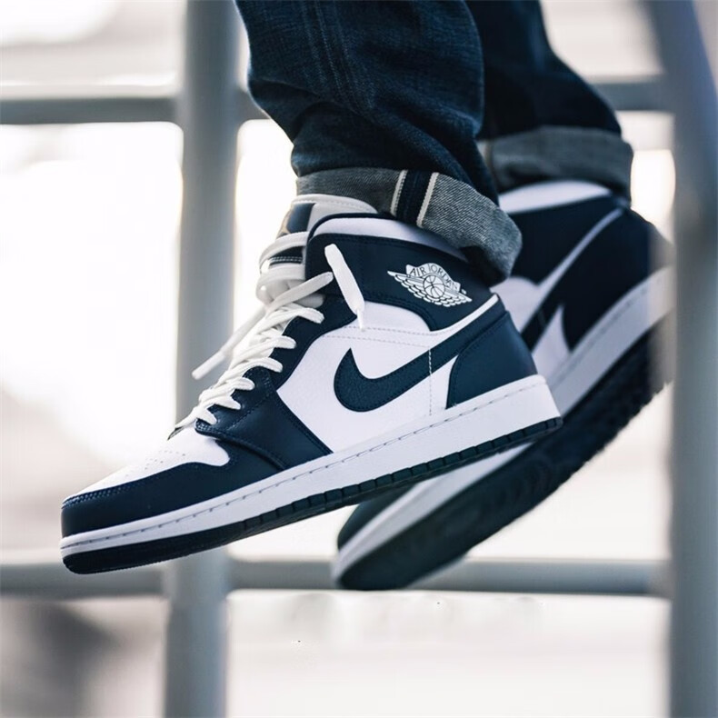 潮nike耐克aj男鞋夏季篮球鞋airjordan1aj1禁穿黑曜石脚趾运动鞋板鞋