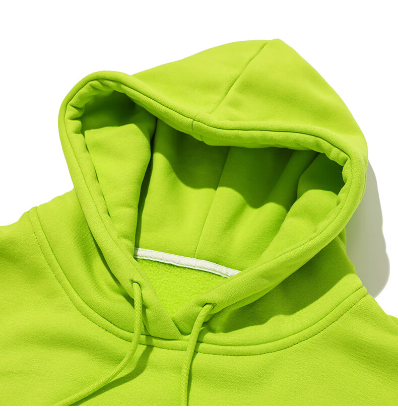 boystudio潮牌2021年新款果绿色荧光绿fog卫衣女春秋薄款糖果色早秋连