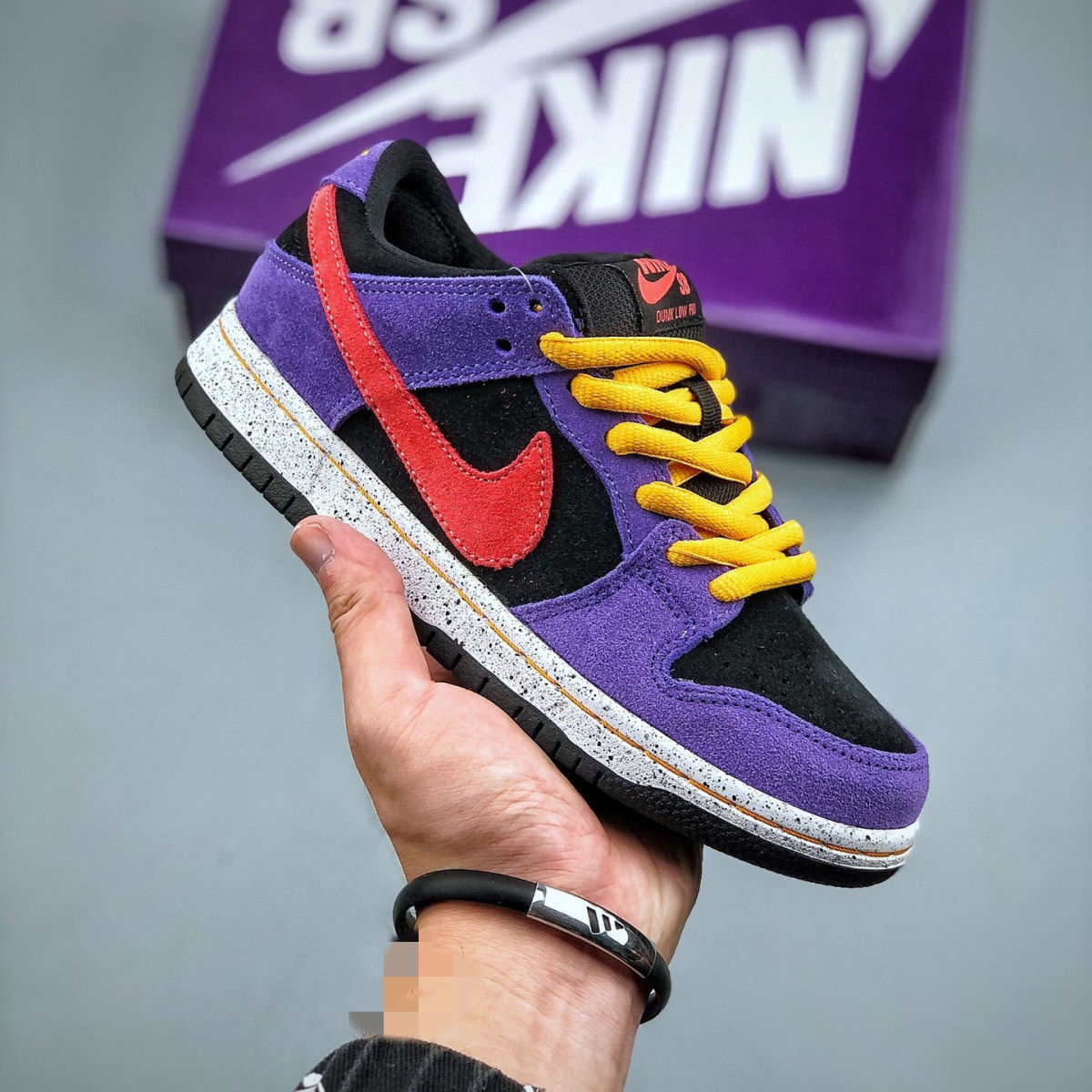 nike耐克airjordandunk黑紫蝎子莱莱dunk男女同款情侣百搭运动休闲