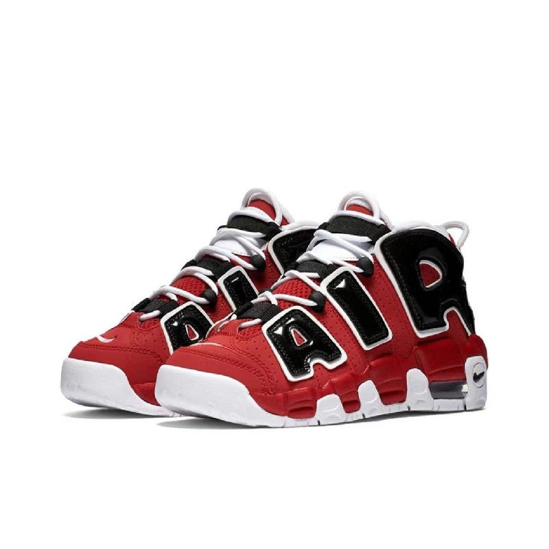 正确版纯原1/1 air more uptempo 大air皮蓬黑红公牛 415082- 415082