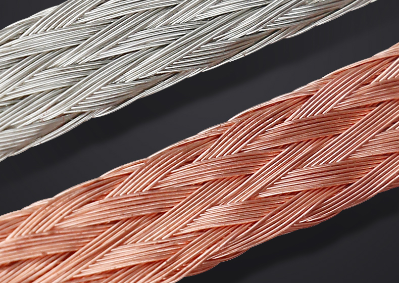 特 铜编织带桥架跨接地线 4/6/10/25/35平方配接地棒1米镀锡铜编织线