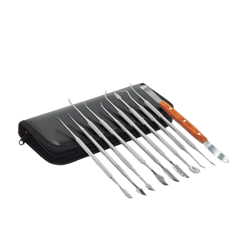 蜡刀十件套牙科材料 雕刻刀蜡勺充填器 技工蜡刀 齿科材料 十件套