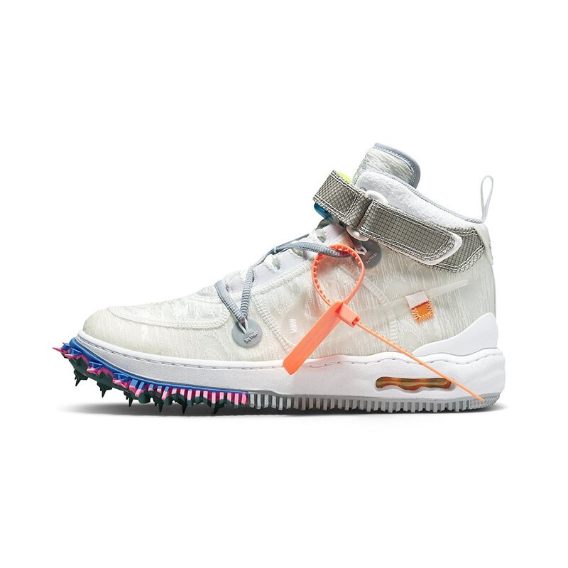 nike耐克男女鞋 air force 1 x off-white af1 ow 联名中帮休闲板鞋