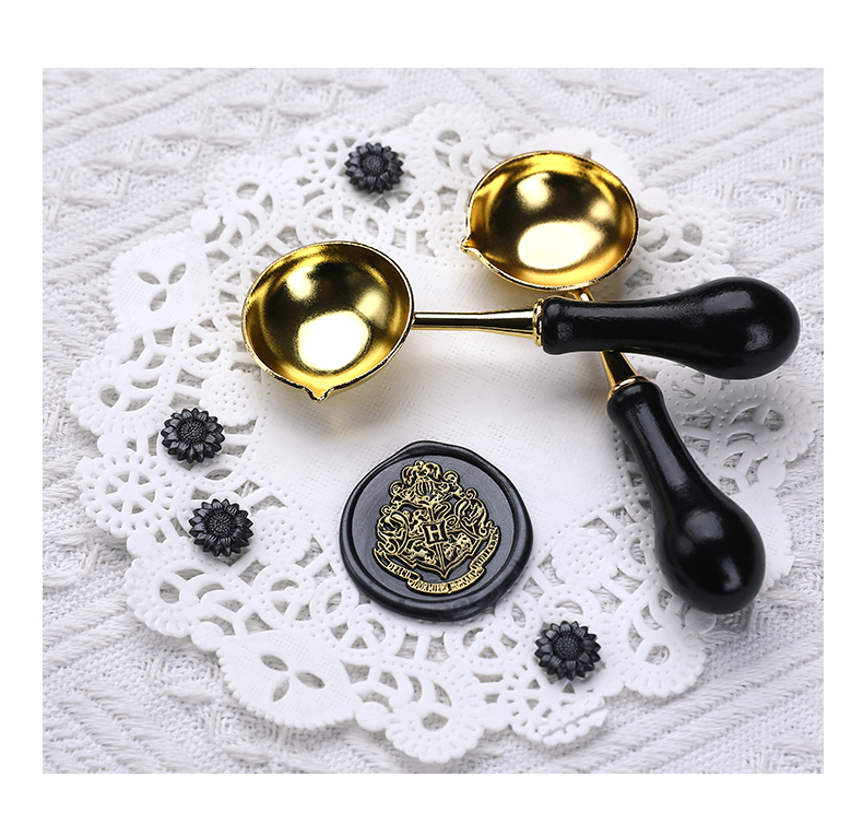 强聪(qiangcong) 强聪火漆勺实木合金小勺火漆加热工具搭配熔炉复古