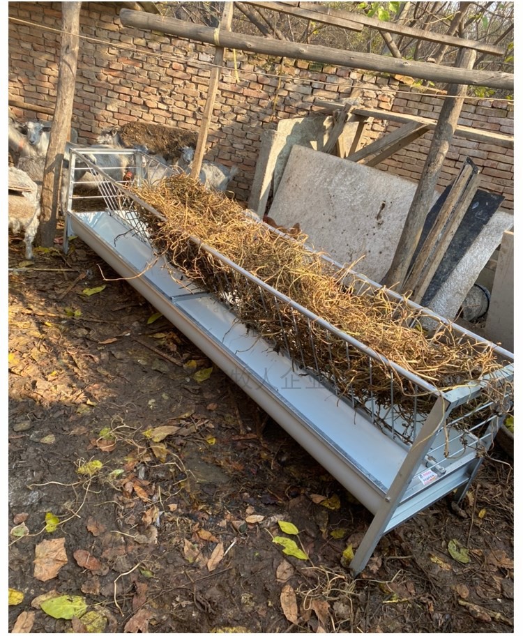 江南牧人不锈钢双面羊用料槽新款家畜双面加厚饲料喂草养殖用羊吃草的