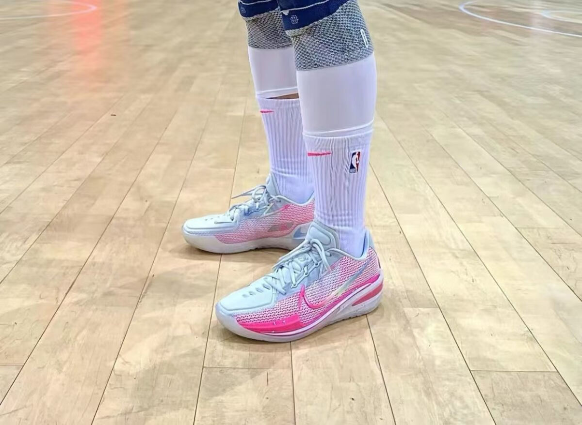 耐克【高品质】air zoom gt cut莆田纯原低帮gtcut水蜜桃白蓝灰篮球鞋