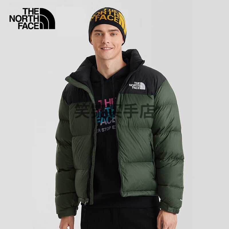 thenorthface北面 1996nuptse经典icon男女同款700蓬鹅绒填充撞色羽绒