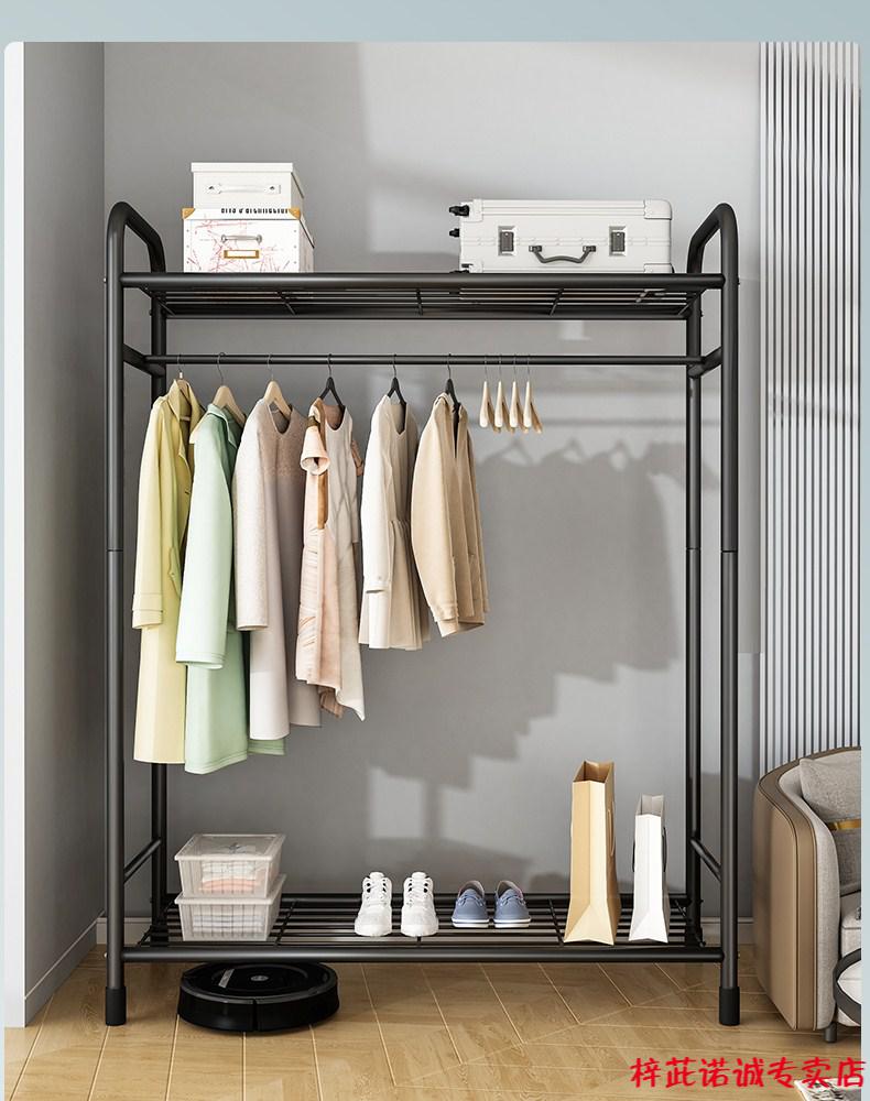 出租屋衣柜 衣柜 金属架子衣柜全钢架加粗加厚简易衣橱出租屋经济