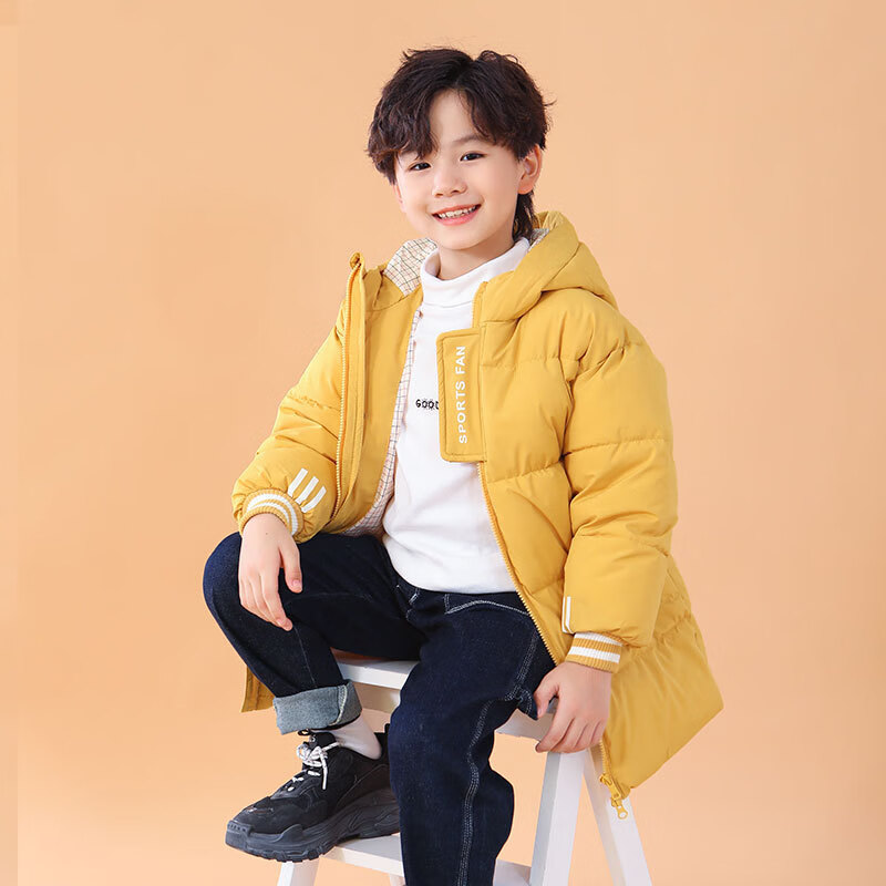 奥圣特男童羽绒棉服冬季新款保暖棉袄小男孩棉衣外穿加厚外套开衫秋冬