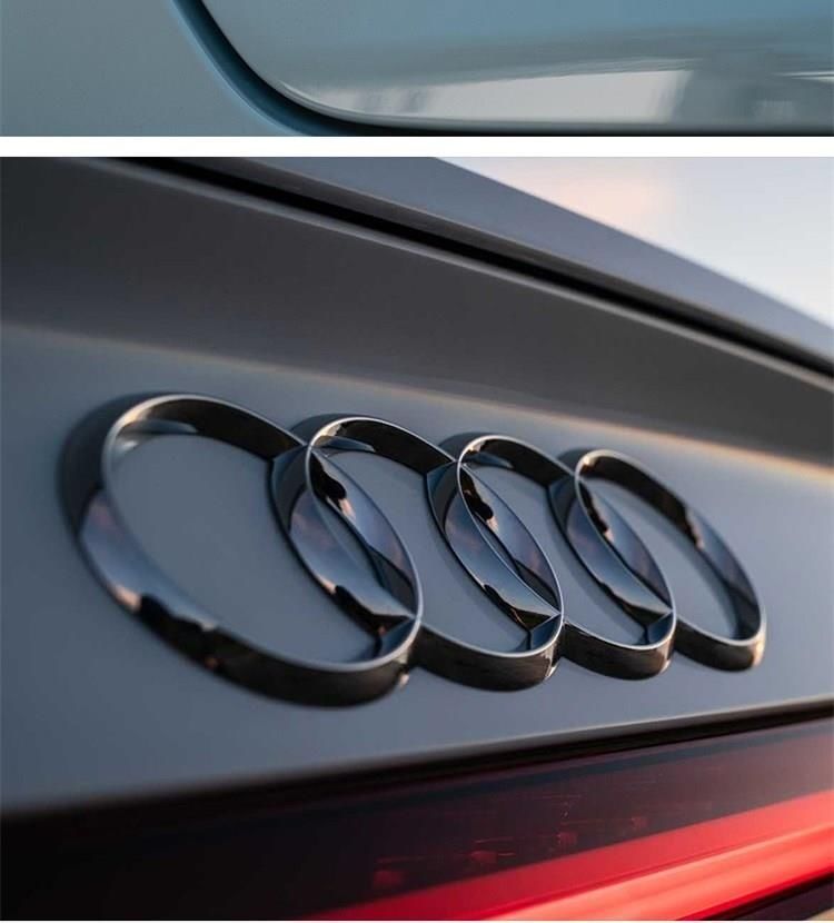 奥迪排量车标a4la3a5a6lq2q3q5l四驱中网尾标侧标黑四环数字改装 q5l