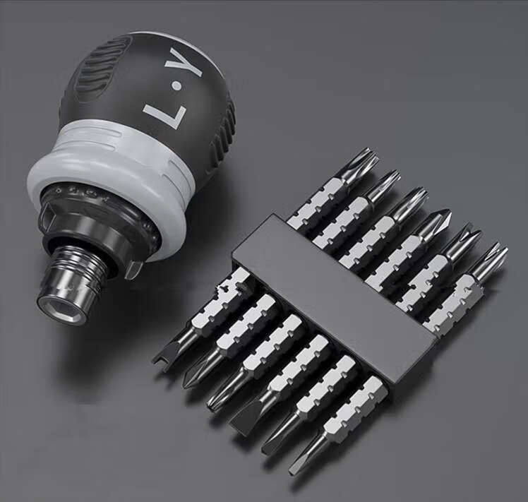 螺丝刀工具武大郎墩t20u型三角异形多头全套 绿 5厘杆 两用伸缩螺丝刀