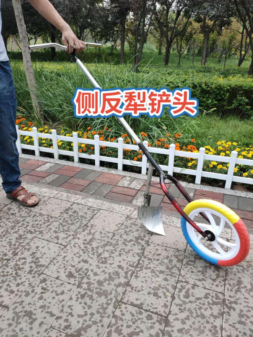 翻地翻地松土小型农用工具家用锄地除草机连根锄头省力手推锄草铲 手