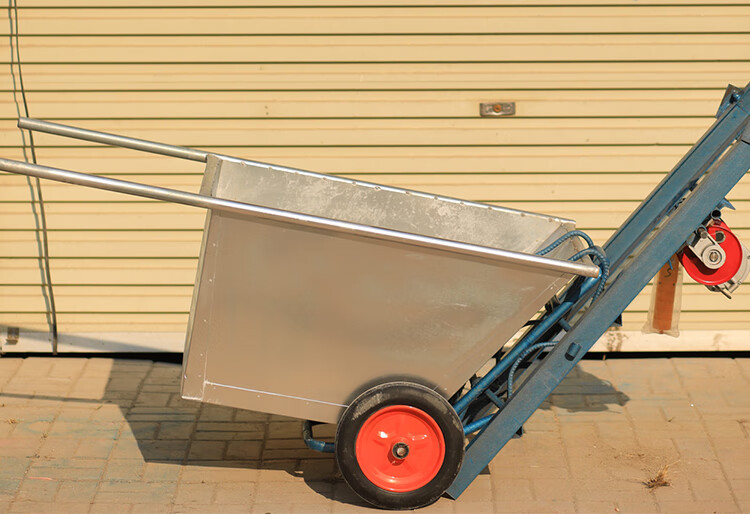 适用于提升机小车上料机运粮食家用小型运输车工地上料水泥机器翻斗车