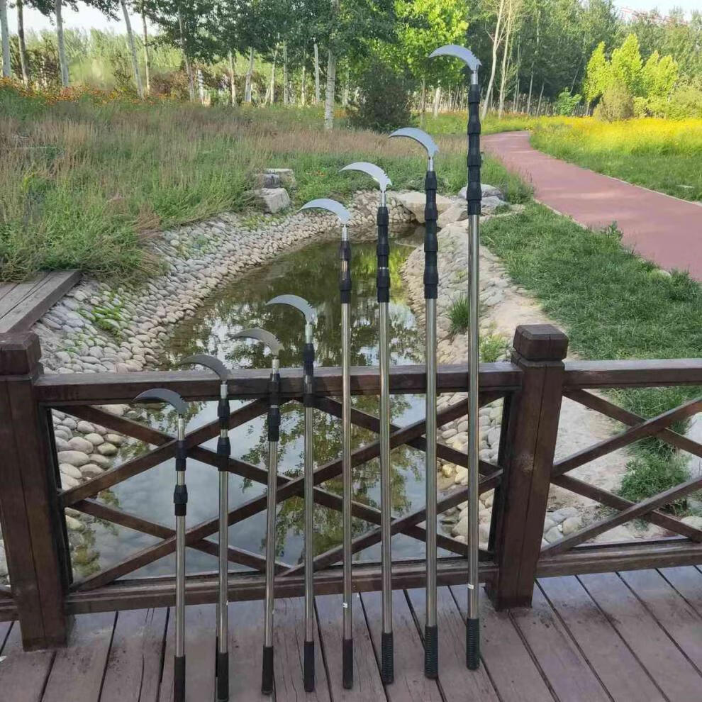 高空摘果器神器伸缩摘割槟榔刀伸缩杆高空加长多功能树上摘果神器龙眼