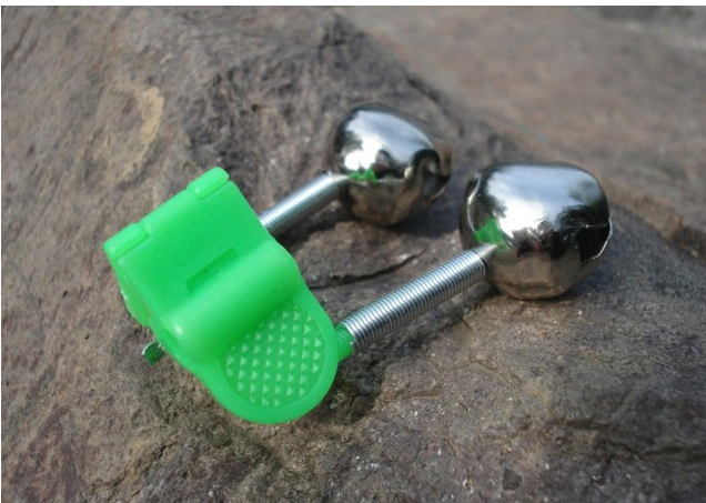 铃铛海杆报警器垂钓装备渔具鱼具海钓用品小配件 海竿铃铛(绿色20个)