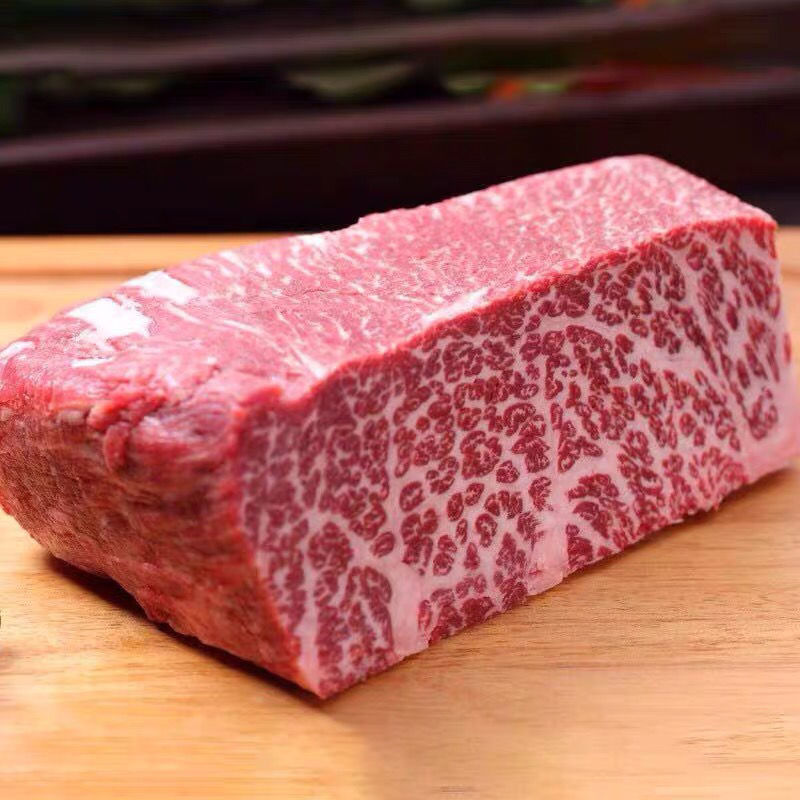 雪花牛肉内蒙古草原新鲜牛排生牛肉原切雪花牛排不拼接不腌制3斤 烤肉
