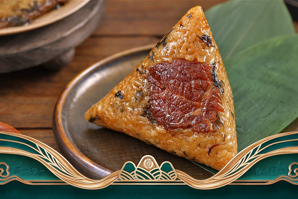 嘉华粽子 梅干菜扣肉粽礼袋300g 嘉兴风味香粽特产食品早餐端午礼 梅