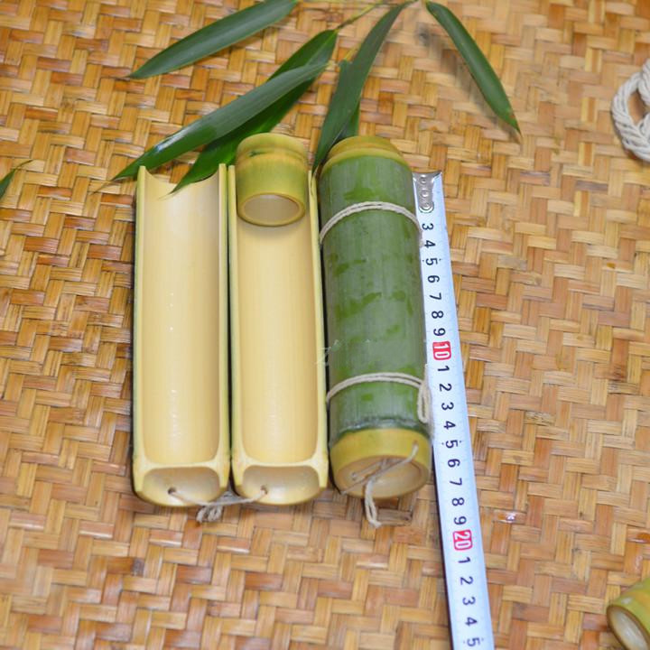 竹塞款竹筒粽子商用家用饭竹筒新鲜现做粽子用竹塞子竹桶wf6 竹塞款