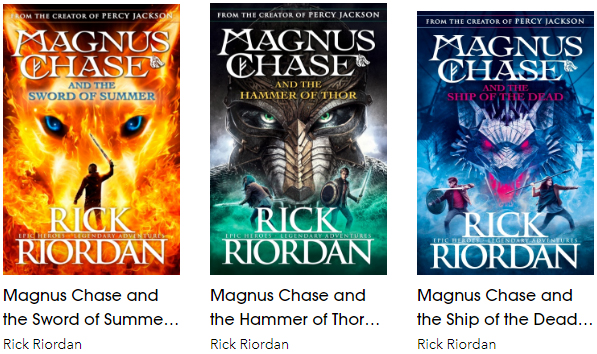 北欧神话系列1-3套装 英文原版 magnus chase 1-3 rick riordan