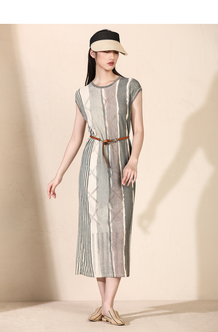 donoratico达衣岩夏装2021年针织衫慵懒时光之三孤帆本白s