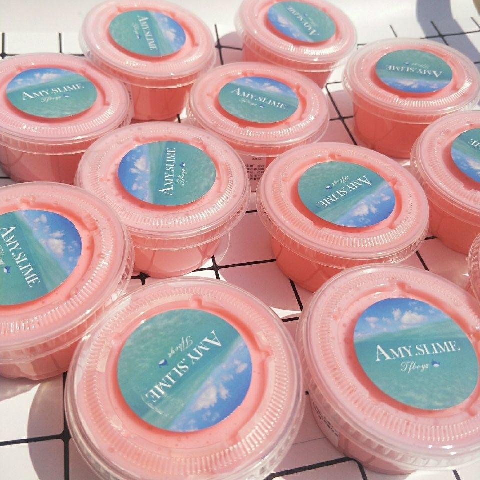 盒透明起泡胶成品起泡胶果酱泥越玩越大拉面泥抹茶圆饼起泡胶60ml送水