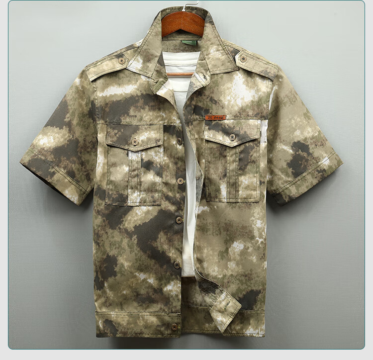 荒漠迷彩服特战服装新式废墟迷彩工作服套装男女耐磨耐脏劳保工地外套