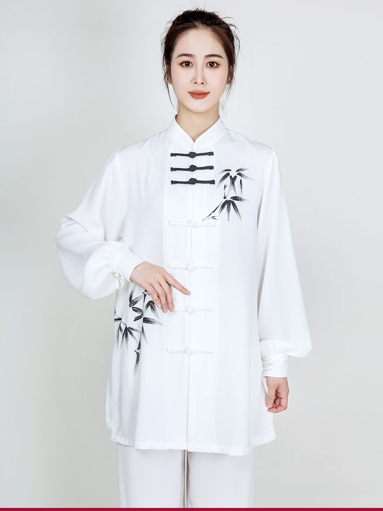 2022新款传统武术练功服站桩服木兰拳演出服比赛竞赛太极服休闲习武服