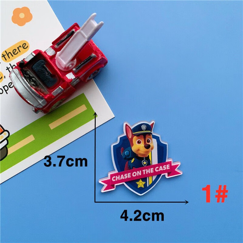 snqp_汪汪队立大功徽章动画片狗狗巡逻队胸针可爱卡通儿童别针衣服