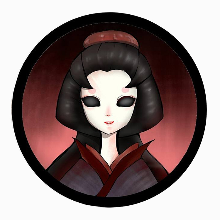 第五人格 红蝶 花嫁 白无垢 扇子 刀扇 般若相 面具道具coplay 美人相