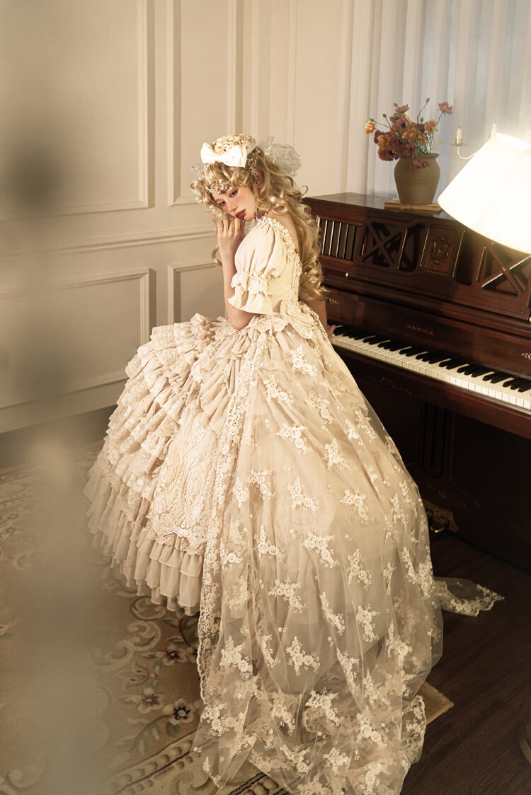 洛丽塔花嫁茶会阿芙洛之梦-【月桂树lolita洋装】茶会华丽复古洛丽塔