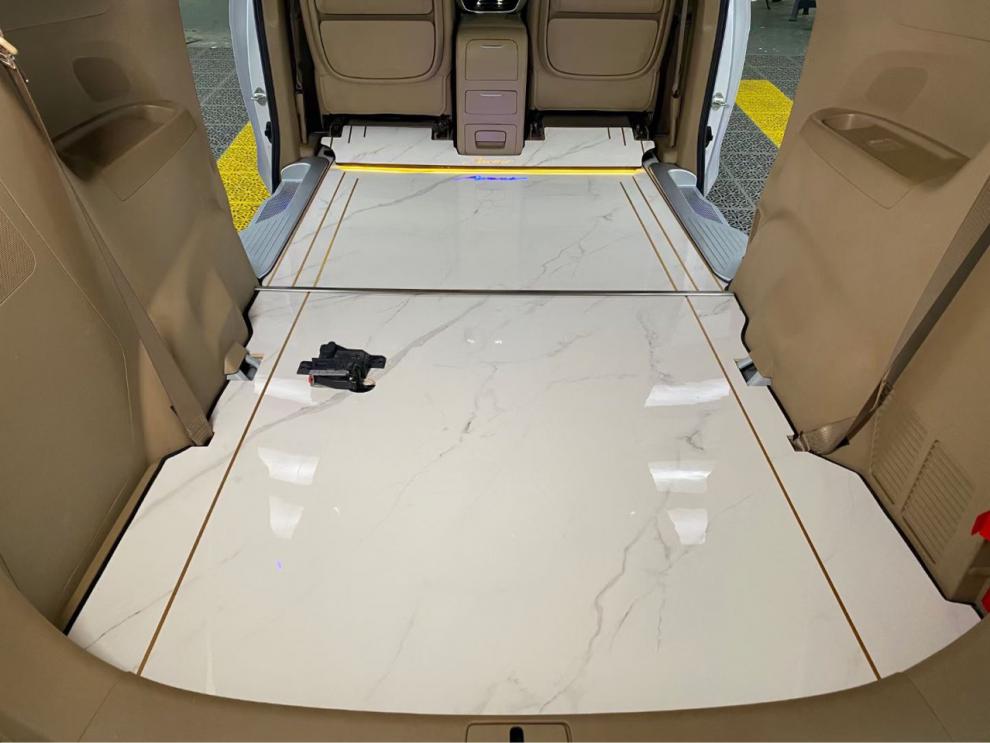 适用于gl8木地板脚垫652t木地板es653tgl8印花木地板商务车木地板改装