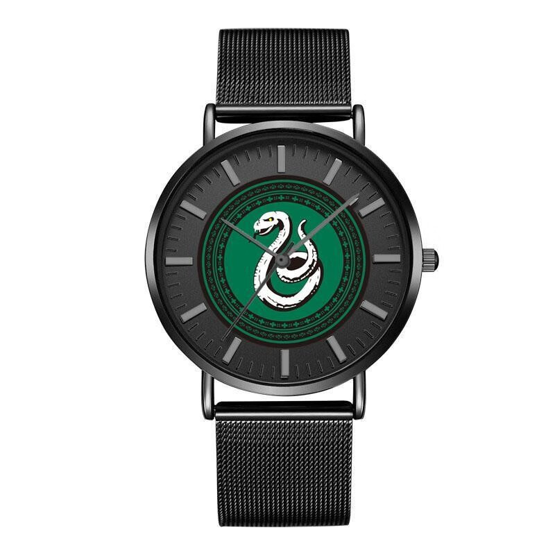 哈利波特手表格兰芬多斯莱特林赫奇帕奇手表防水表石英表学生刻字