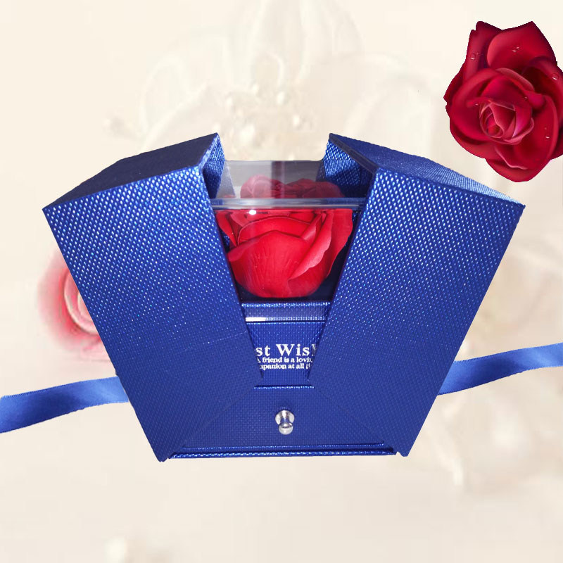 【官方自营旗舰】best wishes玫瑰花礼盒bestwishes口红双层抽屉项链