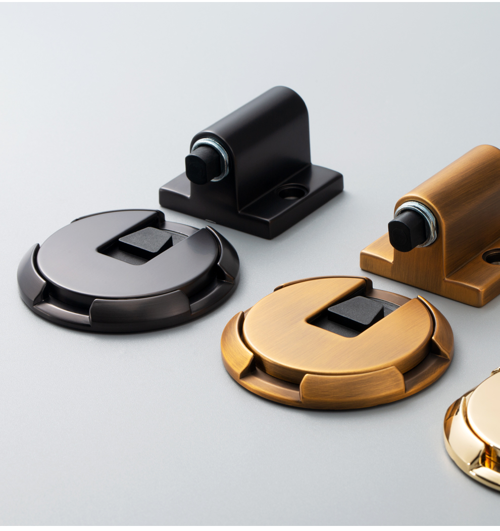 亚固(yagu)门吸隐形地吸防撞门吸打孔地吸卫生间门吸隐形门推弹门吸免