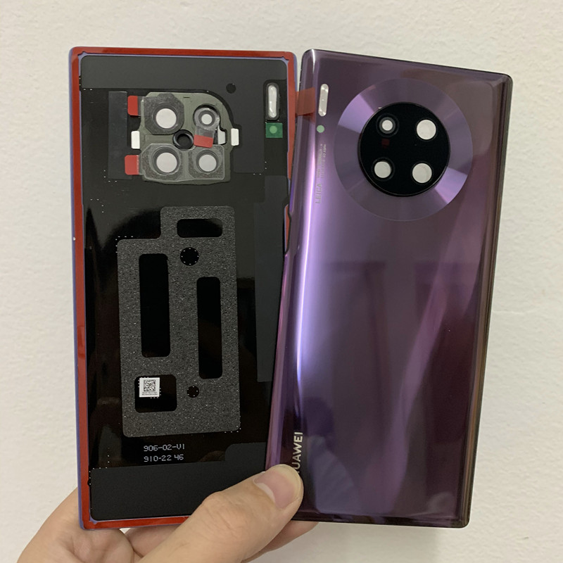 适用于华为mate30后盖原装mate30pro后盖玻璃mate30手机后盖mate30全